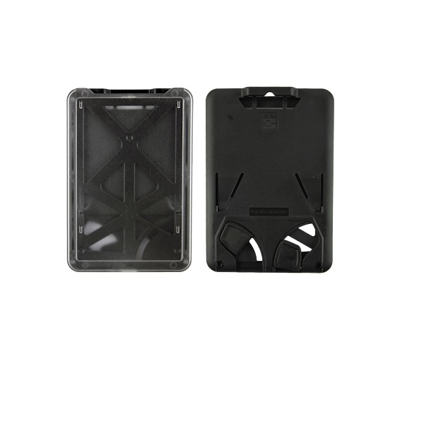 Bilde av 3 card cardholder / carrying case rigid plastic with Extraction Levers (vertical / portrait). 60270278 (DE,SE,NO,FI,RO,PL)